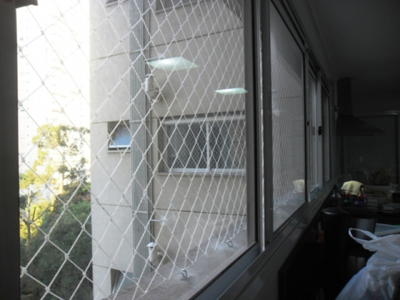 Rede de Proteção para Janelas de Condomínio Preço Vila Homero Thon - Rede de Proteção para Janelas Pequenas