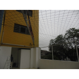 rede para proteção de quadra Parque Andreense